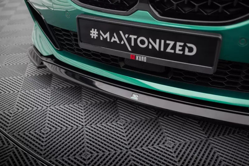 Maxton Design Frontlippe V.1 für BMW M135i F40 Hochglanz schwarz – Ansicht 3
