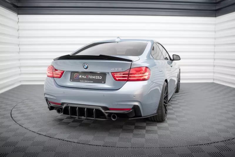 Maxton Design Street Pro Diffusor Flaps (Paar) für BMW 435i Coupe M-Paket F32 Schwarz – Ansicht 3
