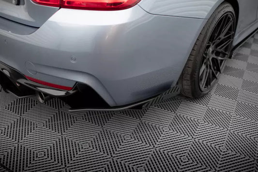 Maxton Design Street Pro Diffusor + Flaps für BMW 435i Coupe M-Paket F32 Schwarz – Ansicht 1