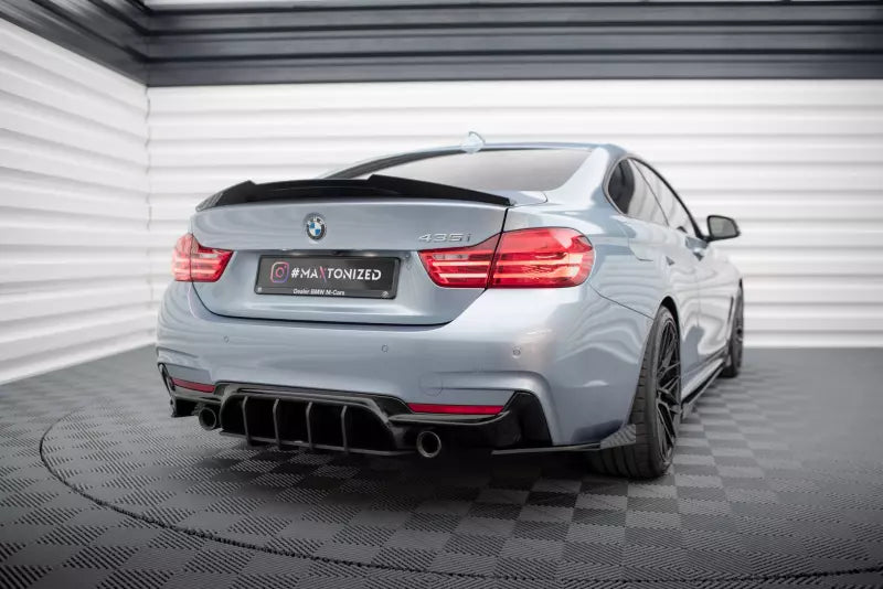 Maxton Design Street Pro Diffusor + Flaps für BMW 435i Coupe M-Paket F32 Schwarz – Ansicht 3