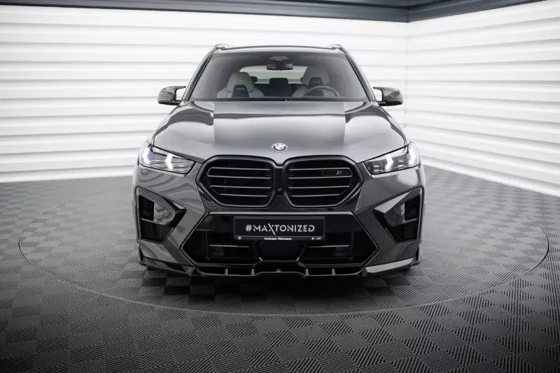 Maxton Design Frontlippe V.1 für BMW X5 M F95 Facelift Hochglanz schwarz – Ansicht 2