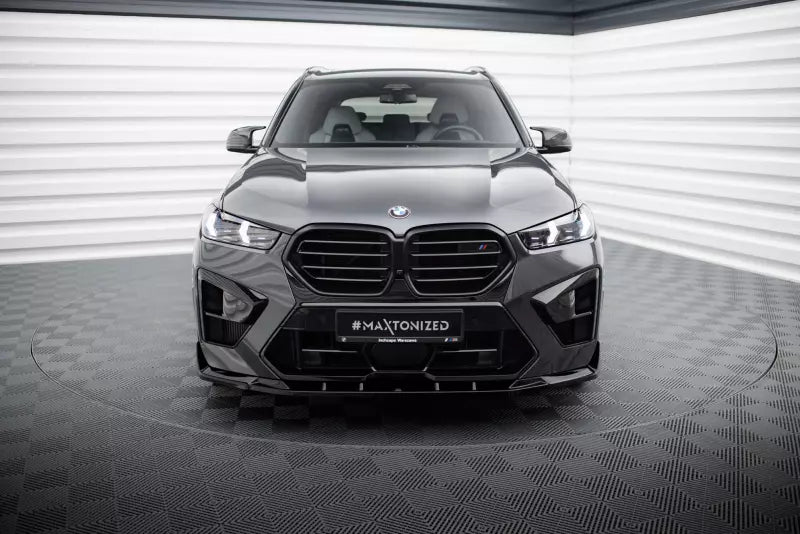 Maxton Design Frontlippe V.2 für BMW X5 M F95 Facelift Hochglanz schwarz – Ansicht 2