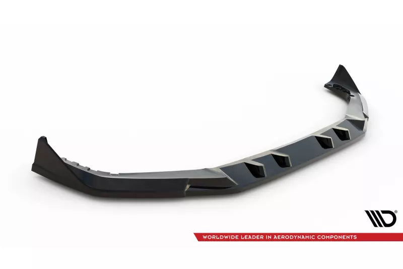 Maxton Design Frontlippe V.2 für BMW X5 M F95 Facelift Hochglanz schwarz – Ansicht 4