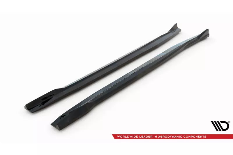 Maxton Design Seitenschweller (Paar) für BMW X5 M F95 Facelift Hochglanz schwarz – Ansicht 4