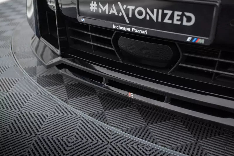 Maxton Design Frontlippe V.1 für BMW XM G09 Hochglanz schwarz – Ansicht 3