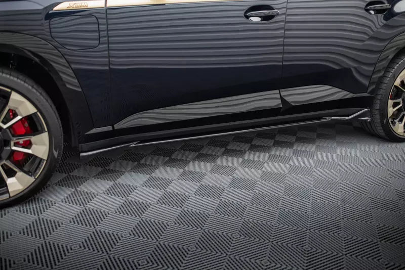 Maxton Design Seitenschweller (Paar) für BMW XM G09 Hochglanz schwarz – Ansicht 1