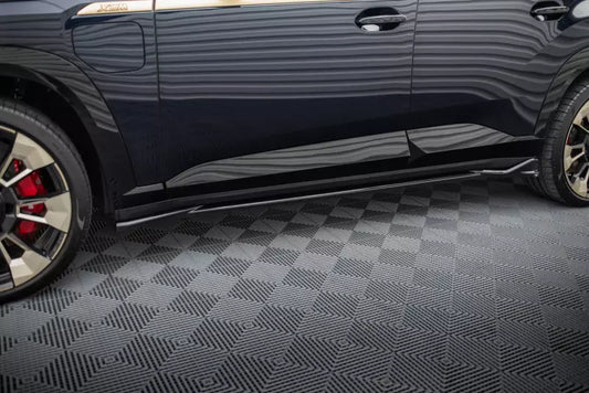 Maxton Design Seitenschweller (Paar) für BMW XM G09 Hochglanz schwarz – Ansicht 1