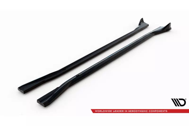 Maxton Design Seitenschweller (Paar) für BMW XM G09 Hochglanz schwarz – Ansicht 4