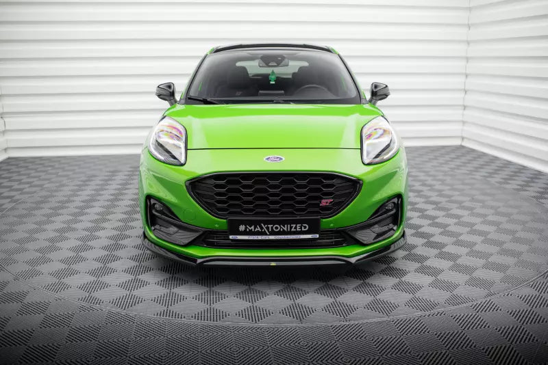 Maxton Design Frontlippe V.2 für Ford Puma ST / ST-Line Mk1 Hochglanz schwarz – Ansicht 2