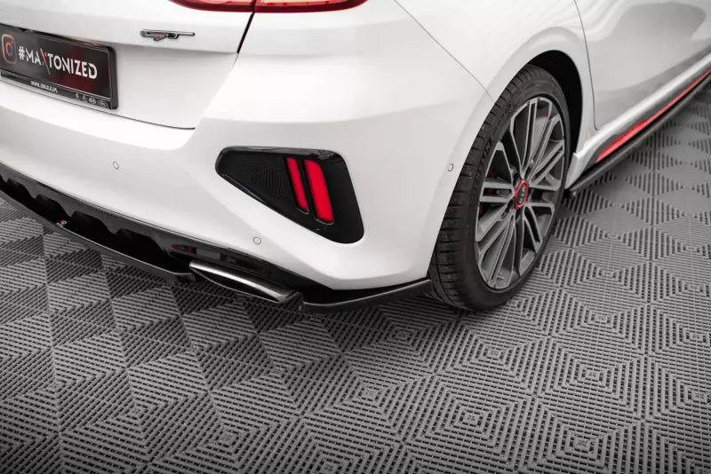 Maxton Design Diffusor Flaps für Kia Ceed GT Mk3 Hochglanz schwarz – Ansicht 1