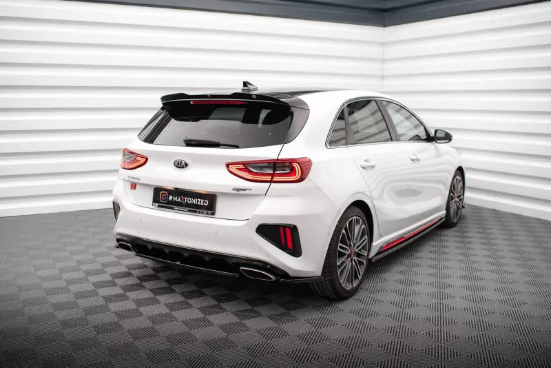 Maxton Design Diffusor Flaps für Kia Ceed GT Mk3 Hochglanz schwarz – Ansicht 2