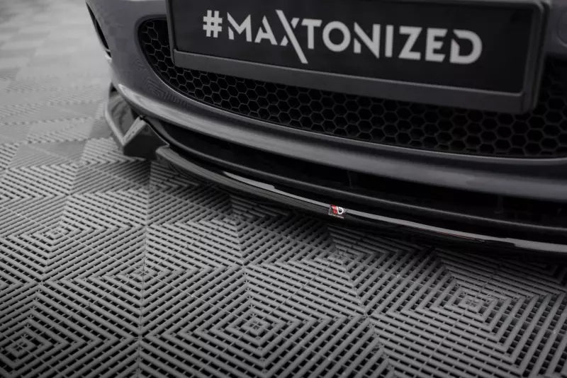 Maxton Design Frontlippe V.2 für Mazda MX5 NC (Mk3) Hochglanz schwarz – Ansicht 3