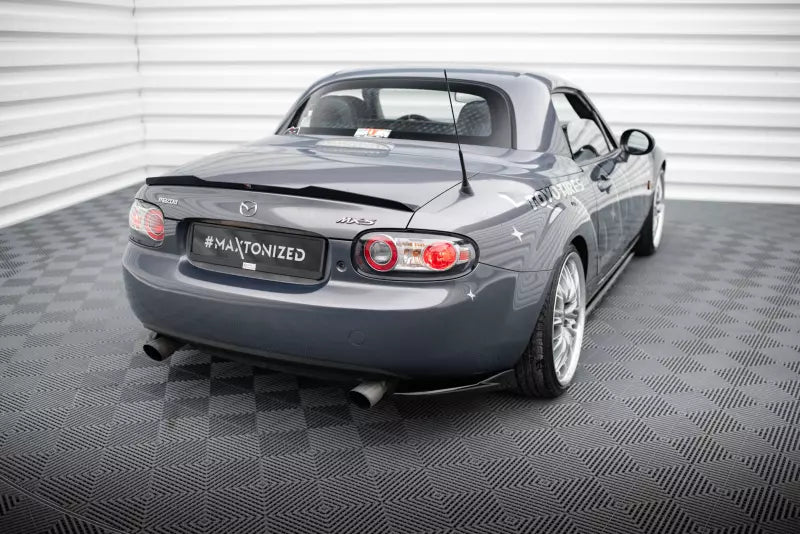 Maxton Design Diffusor Flaps für Mazda MX5 NC (Mk3) Hochglanz schwarz – Ansicht 2