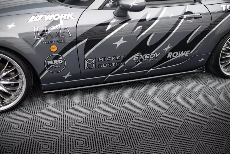 Maxton Design Seitenschweller (Paar) für Mazda MX5 NC (Mk3) Hochglanz schwarz – Ansicht 1