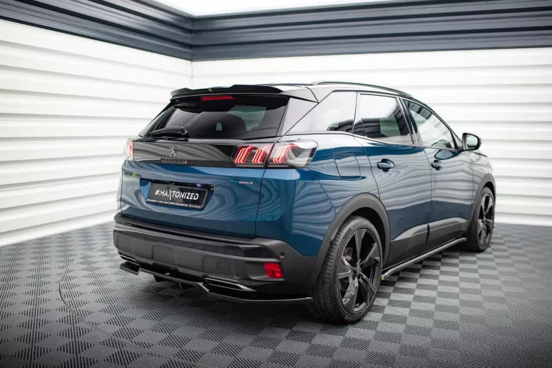 Maxton Design Heckspoiler Lippe für Peugeot 3008 GT-Line Mk2 Facelift Hochglanz schwarz – Ansicht 2