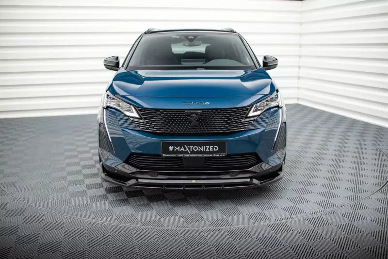 Maxton Design Frontlippe für Peugeot 3008 GT-Line Mk2 Facelift Hochglanz schwarz – Ansicht 2