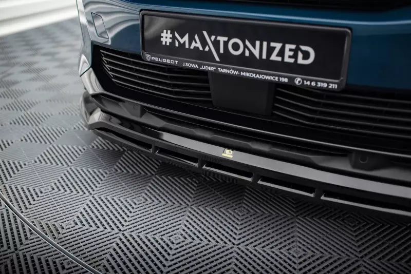 Maxton Design Frontlippe für Peugeot 3008 GT-Line Mk2 Facelift Hochglanz schwarz – Ansicht 3