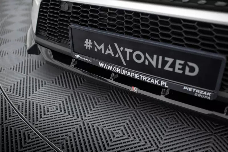 Maxton Design Frontlippe für Peugeot 408 Mk1 Hochglanz schwarz – Ansicht 3