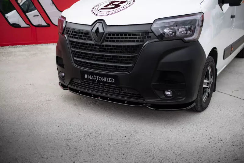 Maxton Design Frontlippe für Renault Master Mk3 Facelift Hochglanz schwarz – Ansicht 1