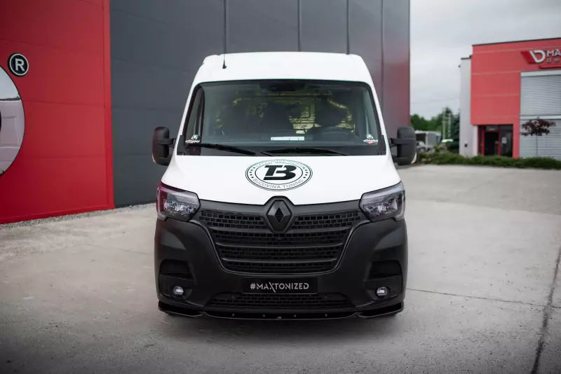 Maxton Design Frontlippe für Renault Master Mk3 Facelift Hochglanz schwarz – Ansicht 2