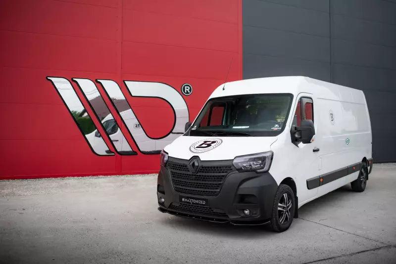 Maxton Design Frontlippe für Renault Master Mk3 Facelift Hochglanz schwarz – Ansicht 3