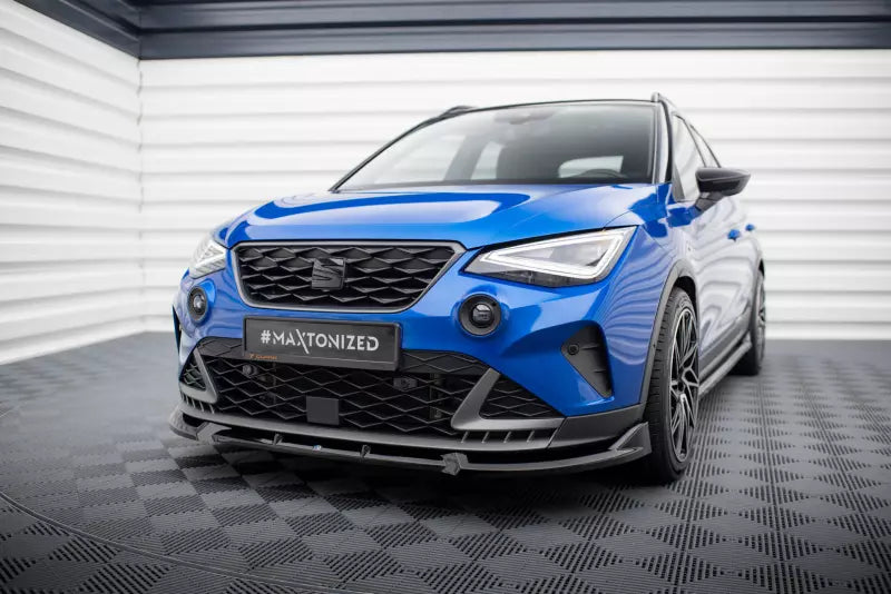 Maxton Design Frontlippe für Seat Arona FR Mk1 Facelift Hochglanz schwarz – Ansicht 1