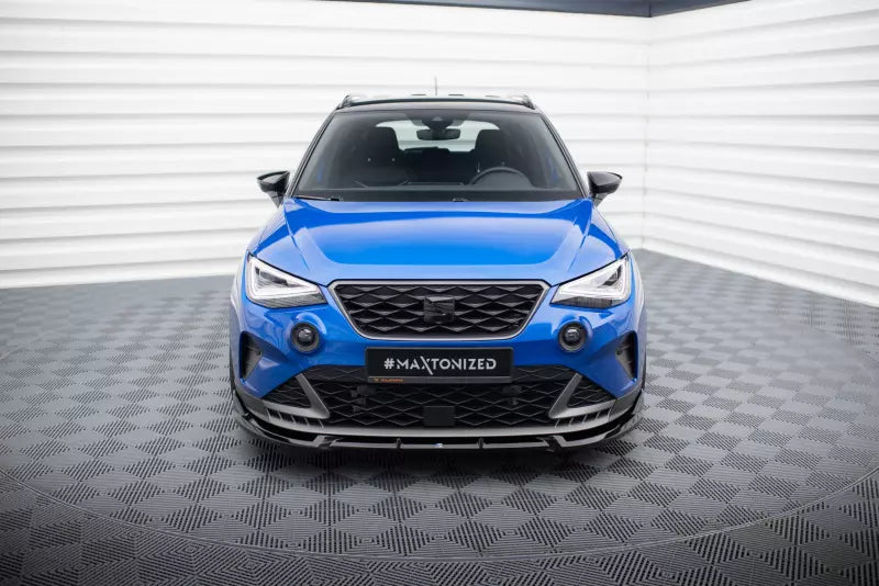 Maxton Design Frontlippe für Seat Arona FR Mk1 Facelift Hochglanz schwarz – Ansicht 2