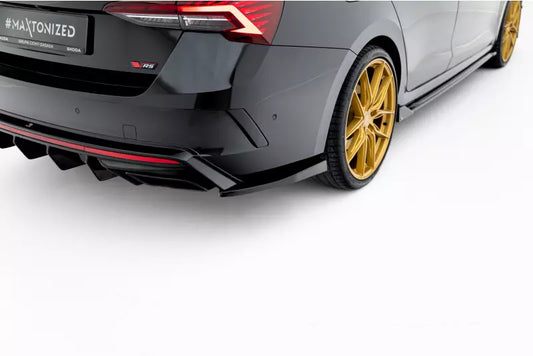 Maxton Design Diffusor Flaps V.4 für Skoda Octavia RS Mk4 Hochglanz schwarz – Ansicht 1