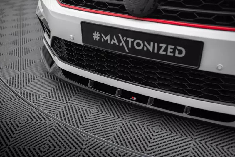 Maxton Design Frontlippe V.1 für Volkswagen Passat GT B8 Facelift USA Hochglanz schwarz – Ansicht 3