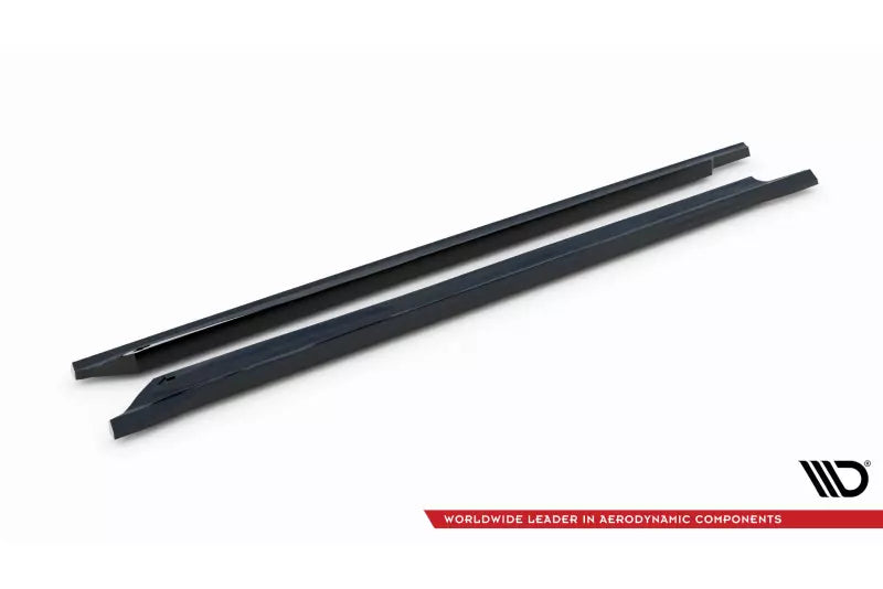 Maxton Design Seitenschweller (Paar) für VW Passat GT B8 Facelift USA Hochglanz schwarz – Ansicht 4