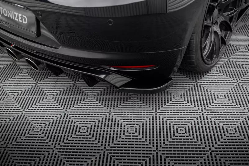 Maxton Design Diffusor Flaps V.2 für Volkswagen Scirocco Mk3 Hochglanz schwarz – Ansicht 1