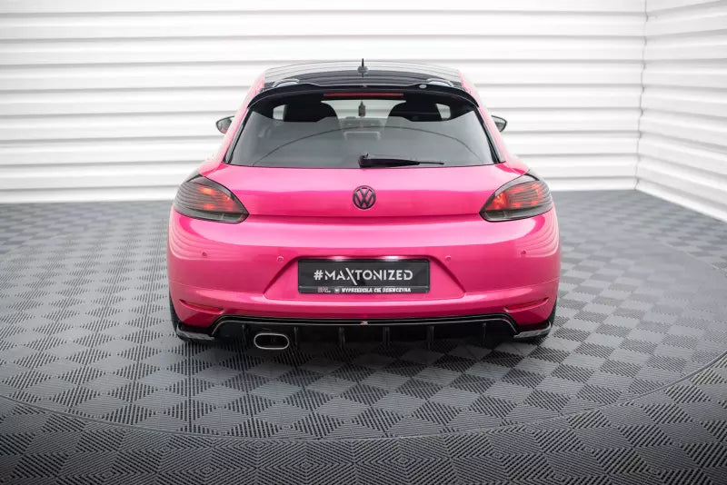 Maxton Design Diffusor Flaps V.2 für Volkswagen Scirocco Mk3 Hochglanz schwarz – Ansicht 3