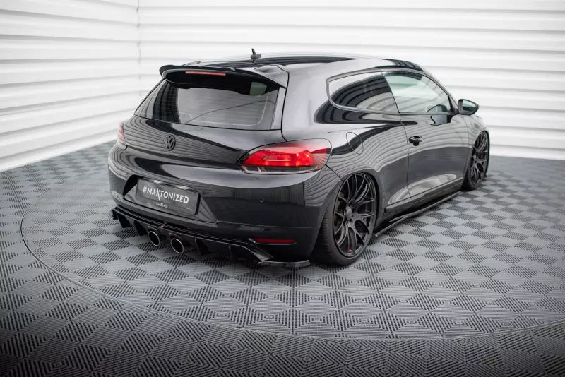 Maxton Design Diffusor Flaps V.2 für Volkswagen Scirocco Mk3 Hochglanz schwarz – Ansicht 4