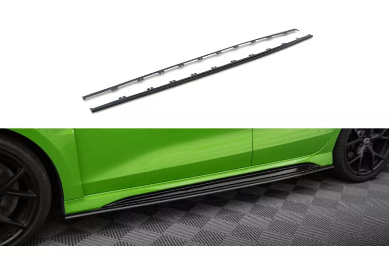 Maxton Design Carbon Seitenschweller (Paar) für Audi RS3 Limousine / Sportback 8Y – Ansicht 1