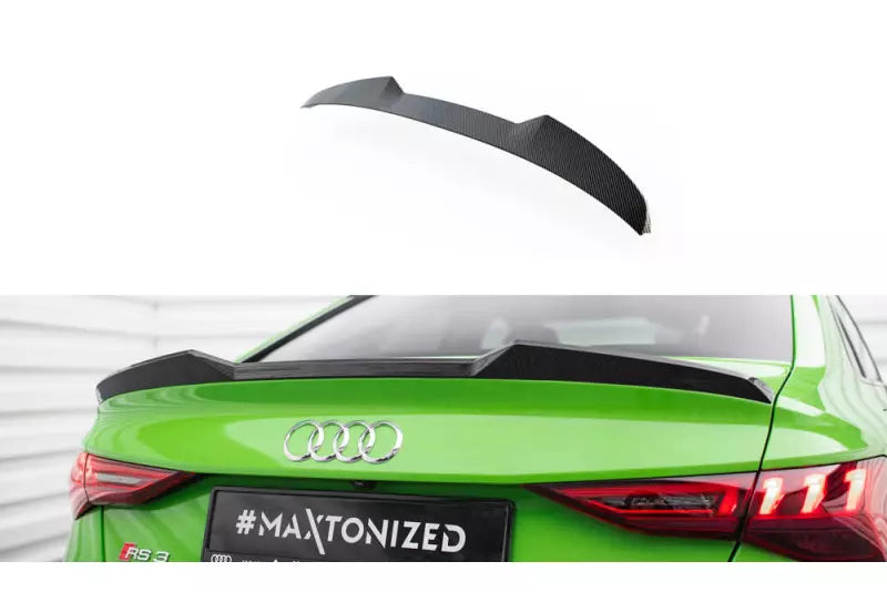 Maxton Design Carbon Heckspoiler Lippe für Audi RS3 Limousine 8Y – Ansicht 1