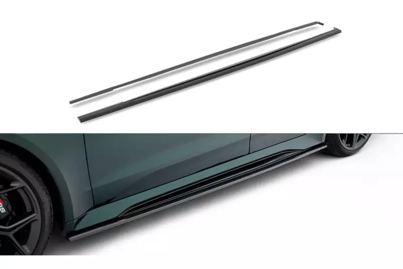 Maxton Design Carbon Seitenschweller (Paar) für Audi RS6 / RS7 C8 – Ansicht 1