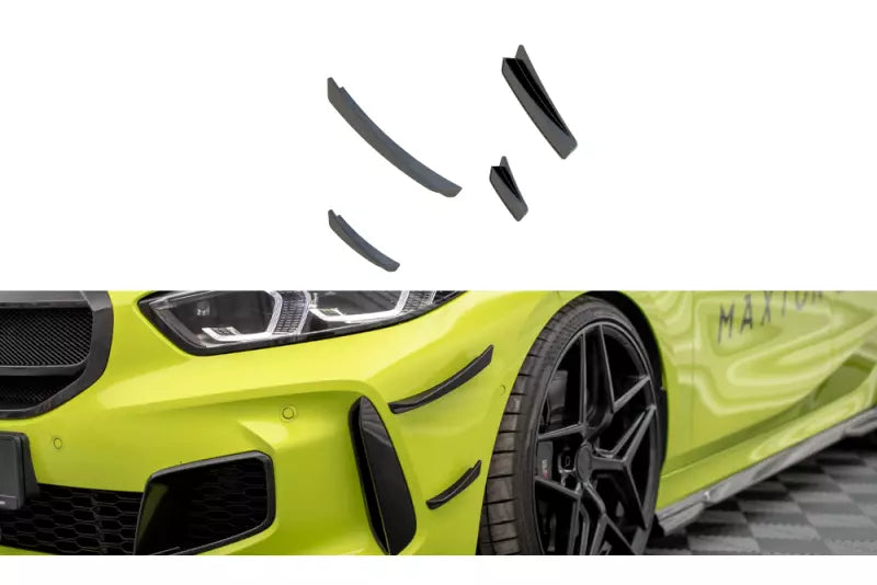 Maxton Design Carbon Flaps (Canards) für BMW 1er F40 M-Paket/ M135i – Ansicht 1