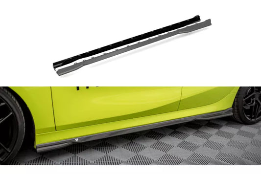 Maxton Design Carbon Seitenschweller (Paar) für BMW 1er F40 M-Paket/ M135i – Ansicht 1