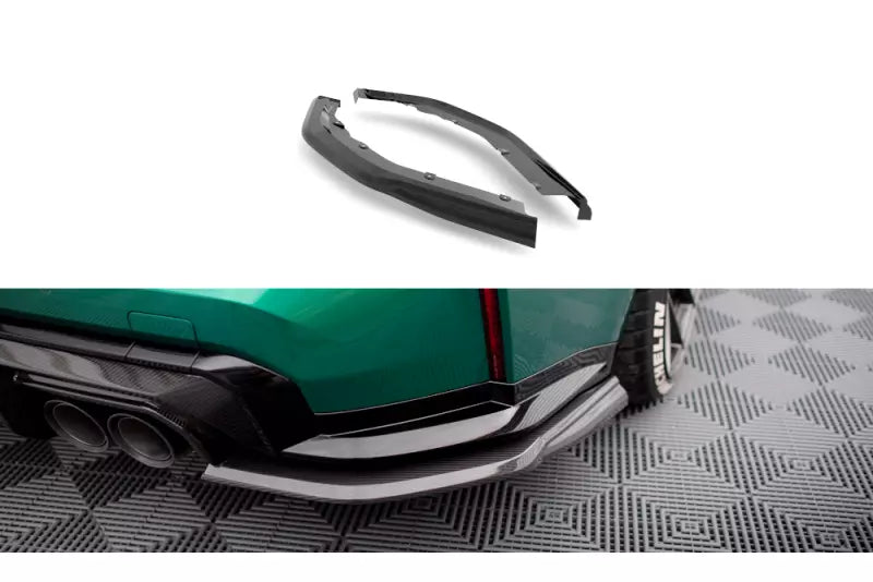 Maxton Design Carbon Diffusor Flaps für BMW M3 G80 / G81 – Ansicht 1