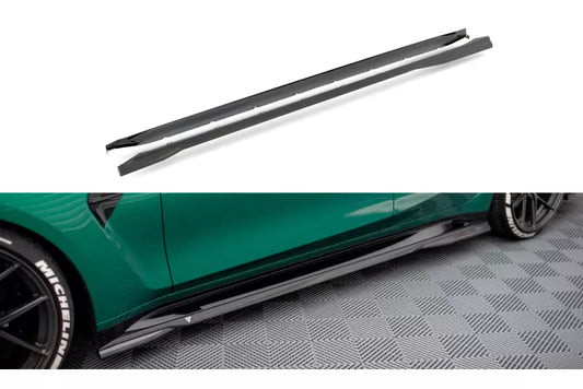 Maxton Design Carbon Seitenschweller (Paar) für BMW M3 G80 / G81 – Ansicht 1