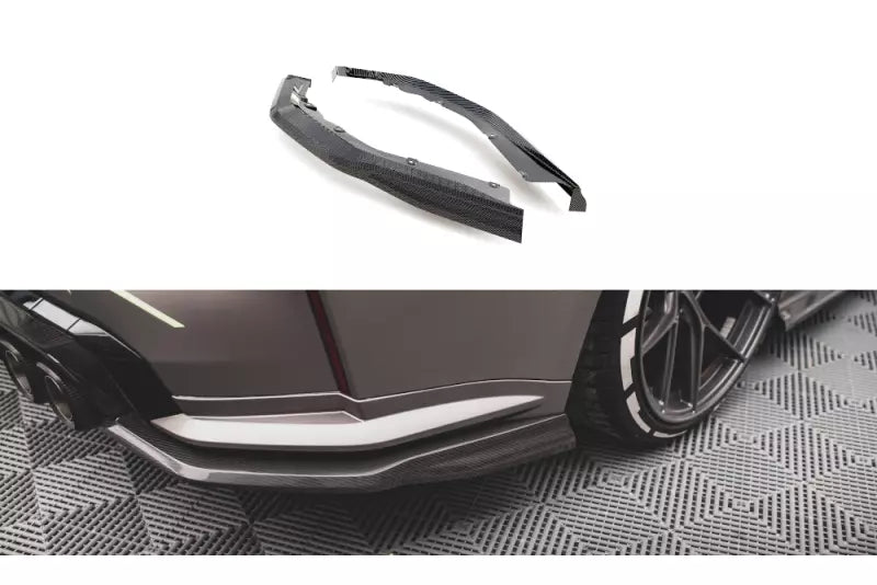 Maxton Design Carbon Diffusor Flaps für BMW M4 G82 – Ansicht 1