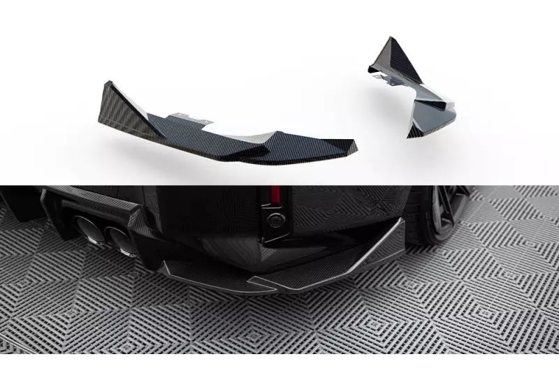 Maxton Design Carbon Diffusor Flaps für BMW M2 G87 – Ansicht 1