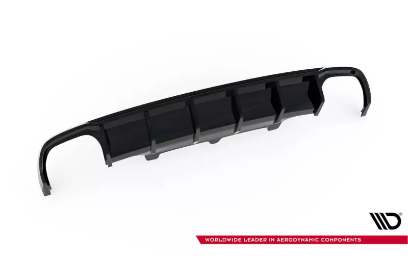 Maxton Design Heckdiffusor V.3 für Audi A6 Avant C7 (2011-2014) Hochglanz schwarz – Ansicht 3