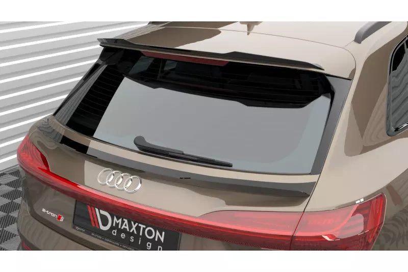 Maxton Design Heckspoiler Lippe (unten) für Audi e-Tron S-Line Hochglanz schwarz – Ansicht 1