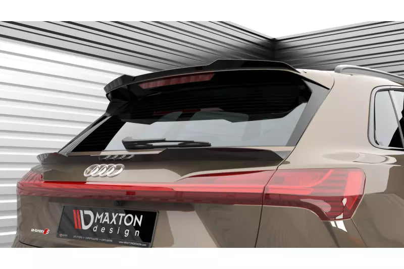 Maxton Design Heckspoiler Lippe (unten) für Audi e-Tron S-Line Hochglanz schwarz – Ansicht 2
