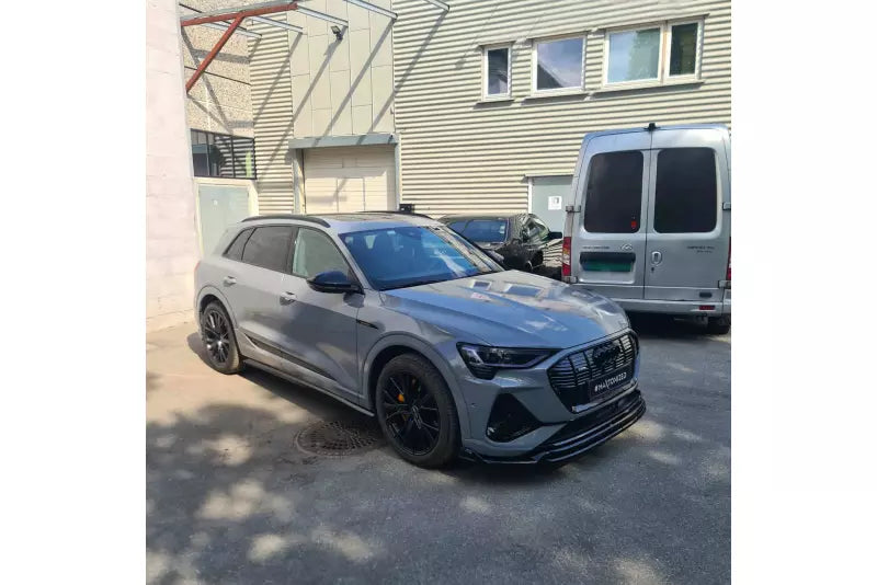 Maxton Design Frontlippe für Audi e-Tron S-Line Hochglanz schwarz – Ansicht 3