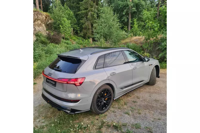 Maxton Design Heckdiffusor DTM Look für Audi e-Tron S-Line Hochglanz schwarz – Ansicht 3
