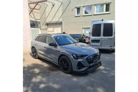 Maxton Design Seitenschweller (Paar) für Audi e-Tron S-Line Hochglanz schwarz – Ansicht 1