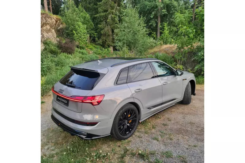 Maxton Design Seitenschweller (Paar) für Audi e-Tron S-Line Hochglanz schwarz – Ansicht 3