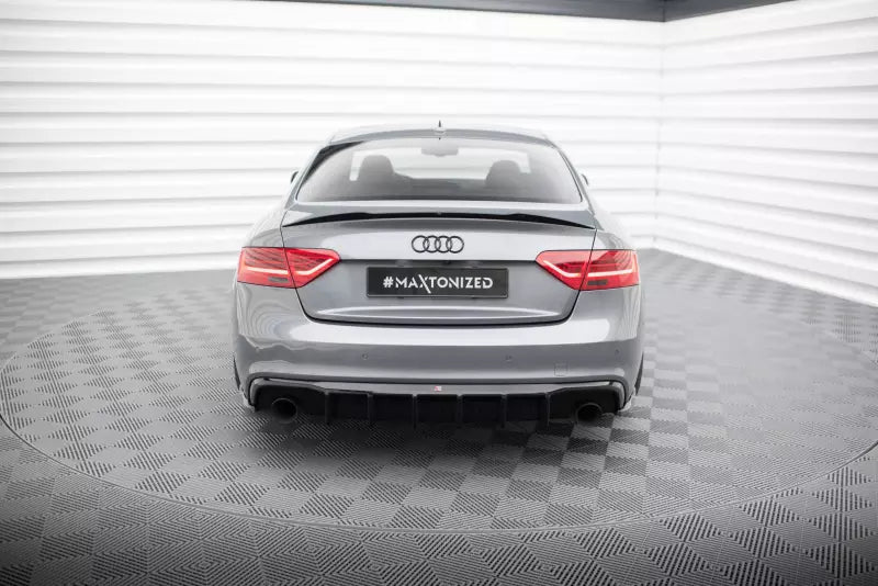 Maxton Design Heckdiffusor V.2 für Audi A5 S-Line Coupe / Sportback / Cabrio B8 8T Facelift Hochglanz schwarz – Ansicht 2